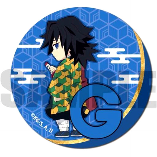 Giyu Tomioka Demon Slayer: Kimetsu no Yaiba Trading Button Alphabet Ver. [USED]