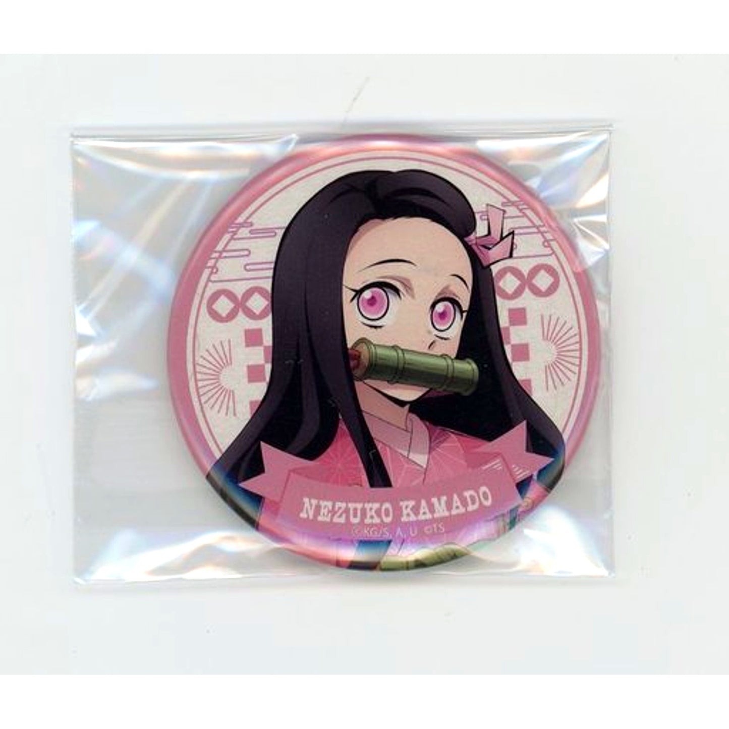 Nezuko Kamado Close-up Demon Slayer: Kimetsu no Yaiba Wishes to the Sky TOKYO SKYTREE Trading Button [USED]