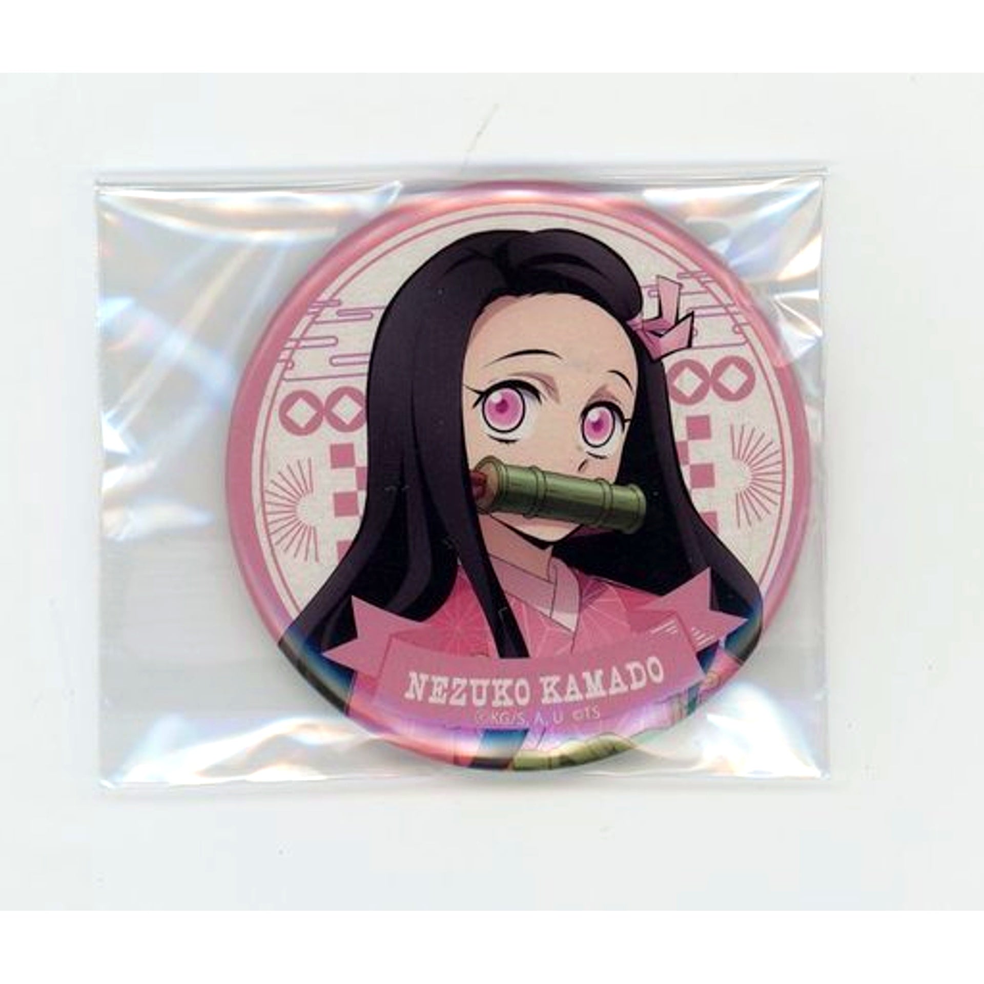 Nezuko Kamado Close-up Demon Slayer: Kimetsu no Yaiba Wishes to the Sky TOKYO SKYTREE Trading Button [USED]