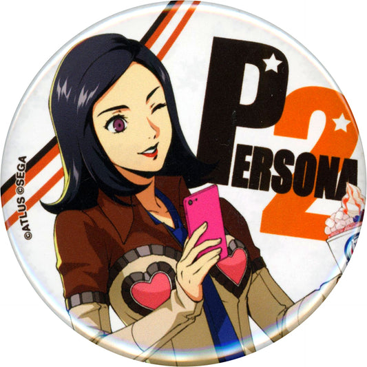 Protagonist Persona 2 Eternal Punishment Persona 25th Anniversary x Roll Ice Cream Factory Trading Button [USED]