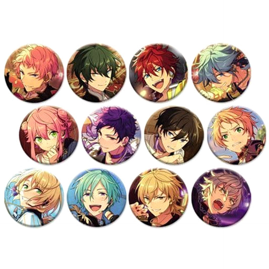 Ensemble Stars!! Mika Kagehira & Others Evecolle Can Badge 2020 Autumn Idol Side All 12 Types Set Buttons [USED]