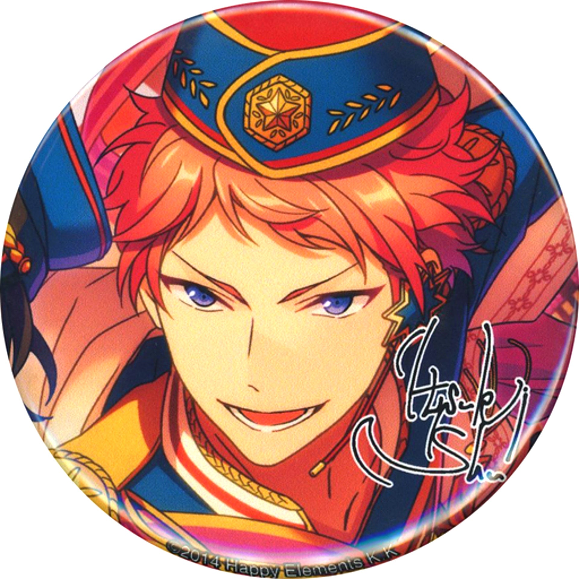 Single Item Shu Itsuki 54mm Badge C95 Ensemble Stars! Five Eccentrics Set Bundle [USED]