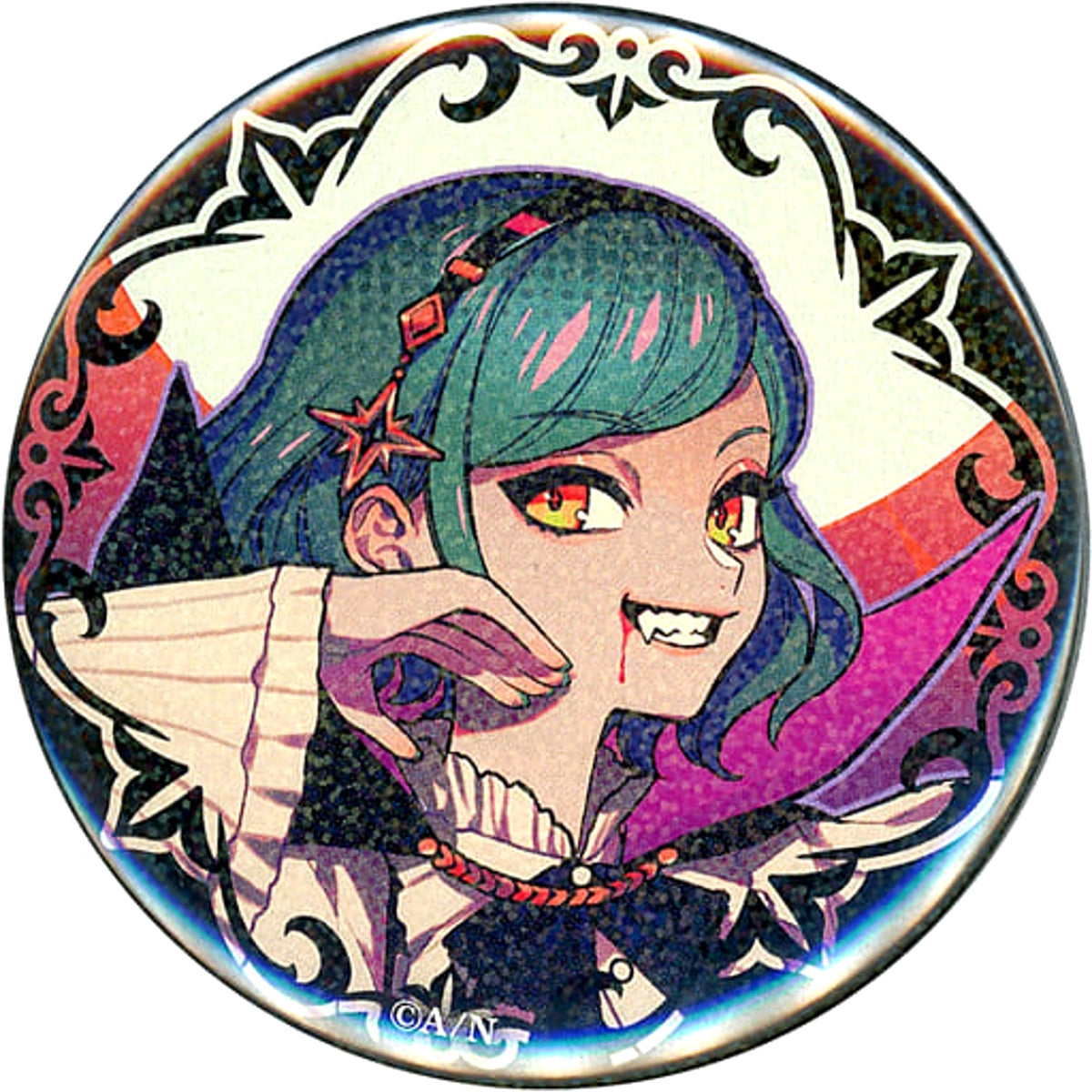 VTuber Nijisanji Hisui Kitakoji Random Can Badge Halloween Goods 2021 Buttons [USED]