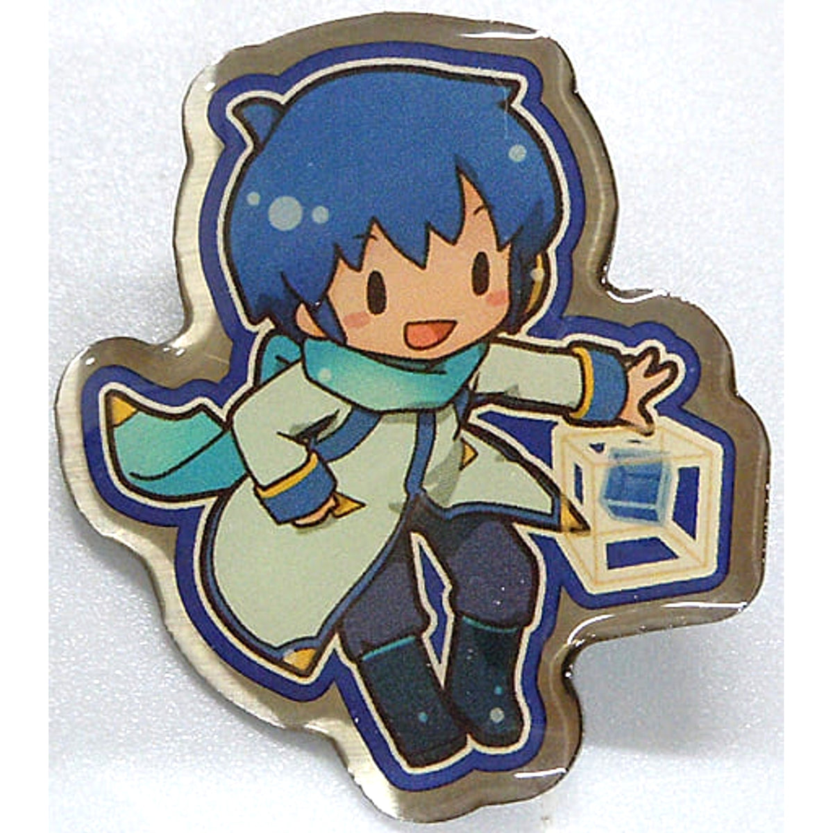 VOCALOID KAITO Original Pins Magical Mirai 2017 Limited Admission Benefits for Special Exhibitions Pins [USED]