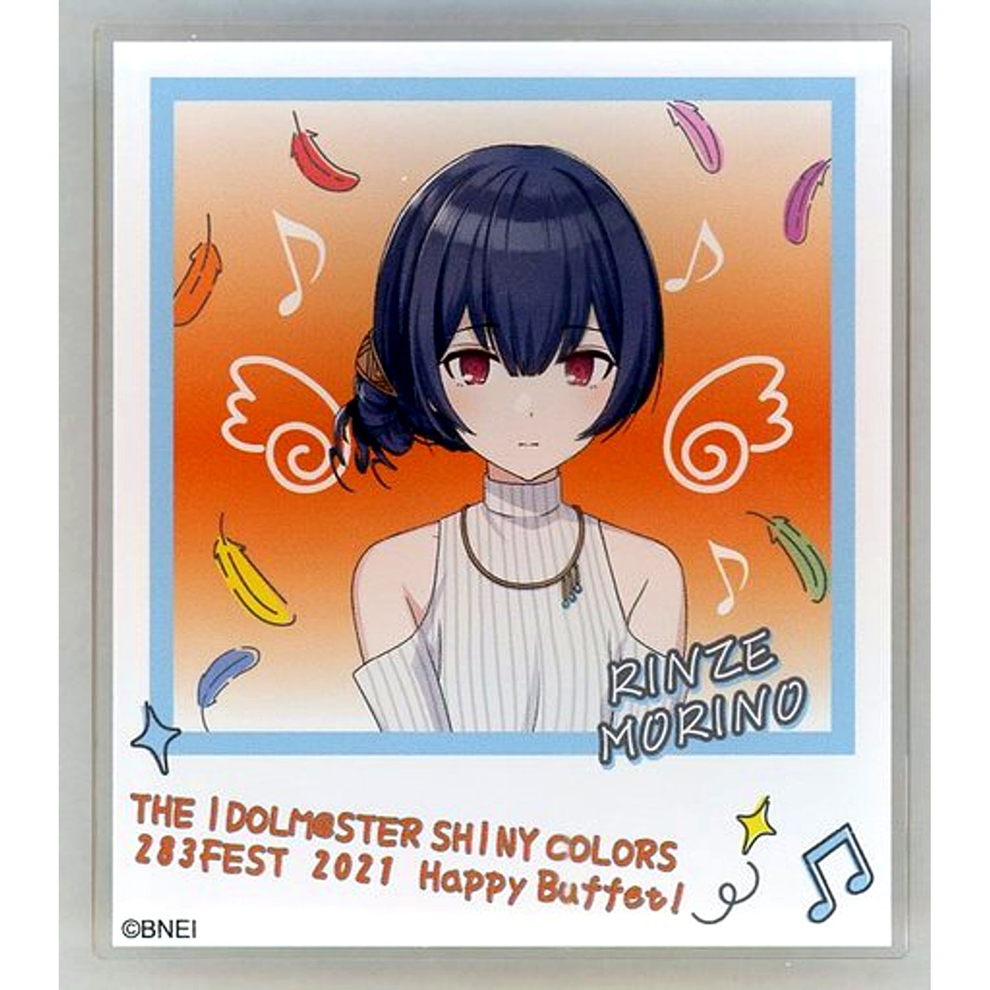 Rinze Morino - 283 Fes 2021 Ver. Official Produce Badge The Idolmaster Shiny Colors 283 Fes 2021 Happy Buffet! [USED]