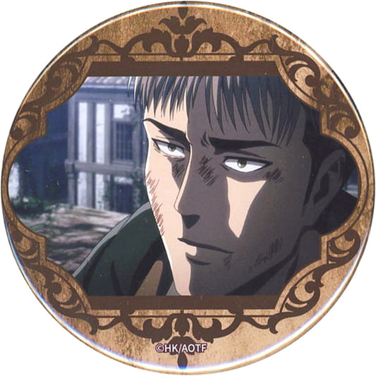 Attack on Titan Jean Kirstein Scene DMM Scratch! 76mm Can Badge Prize E-7 Buttons [USED]