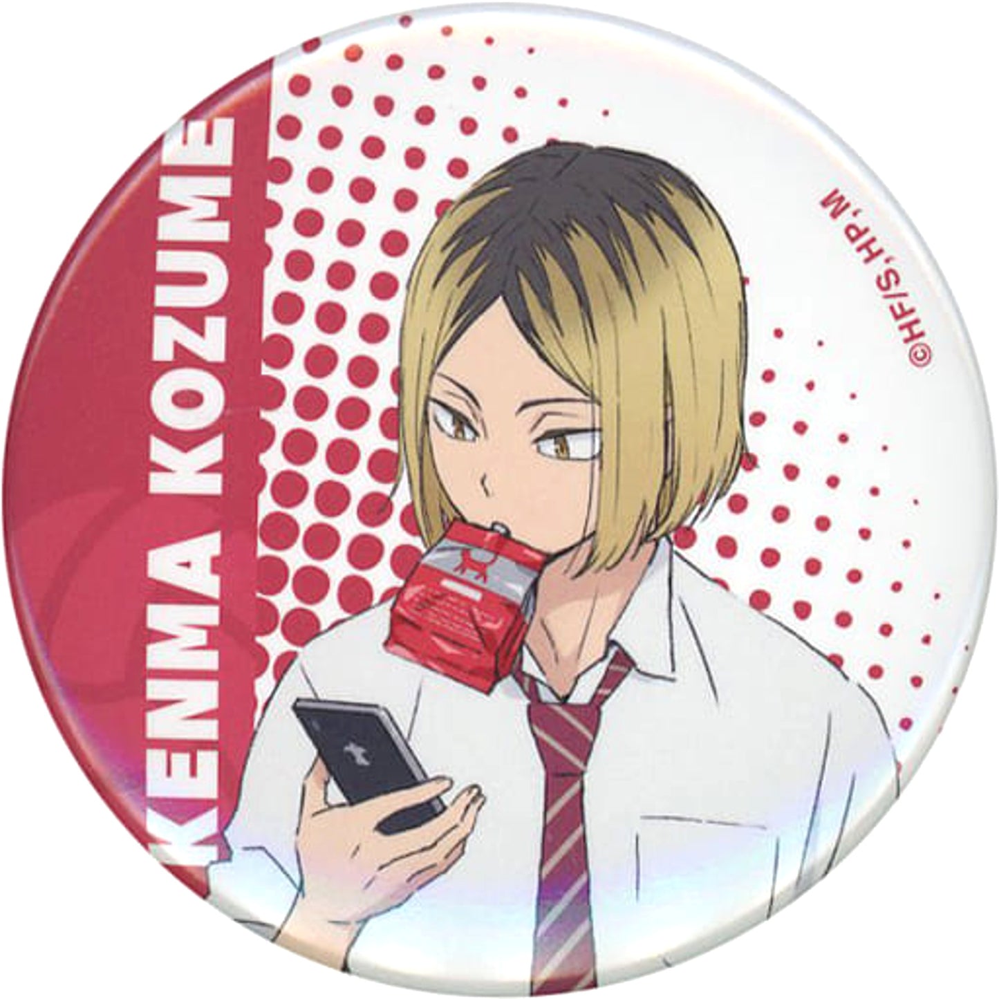 Kenma Kozume Haikyu!! To The Top Chara Badge Collection Lunch Break [USED]