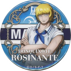 One Piece Donquixote Rosinante Yakara Can Badge Marine Straw Store Limited Buttons [USED]