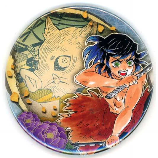 Inosuke Hashibira Demon Slayer: Kimetsu no Yaiba Koyoharu Gotouge Art Exhibition Collection Button Vol.6 [USED]