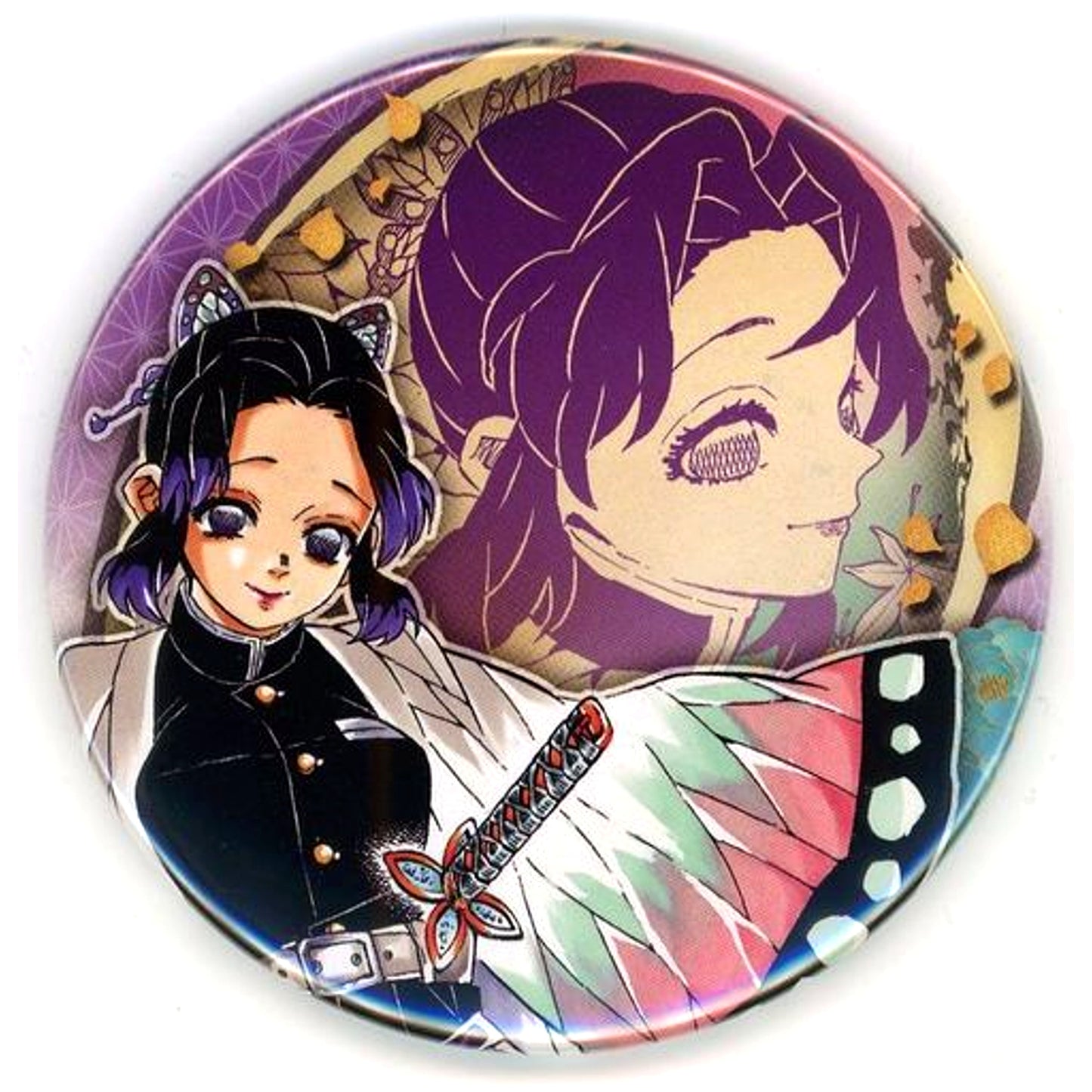 Shinobu Kocho Demon Slayer: Kimetsu no Yaiba Collection Button Vol.6 Koyoharu Gotouge Original Art Exhibition [USED]