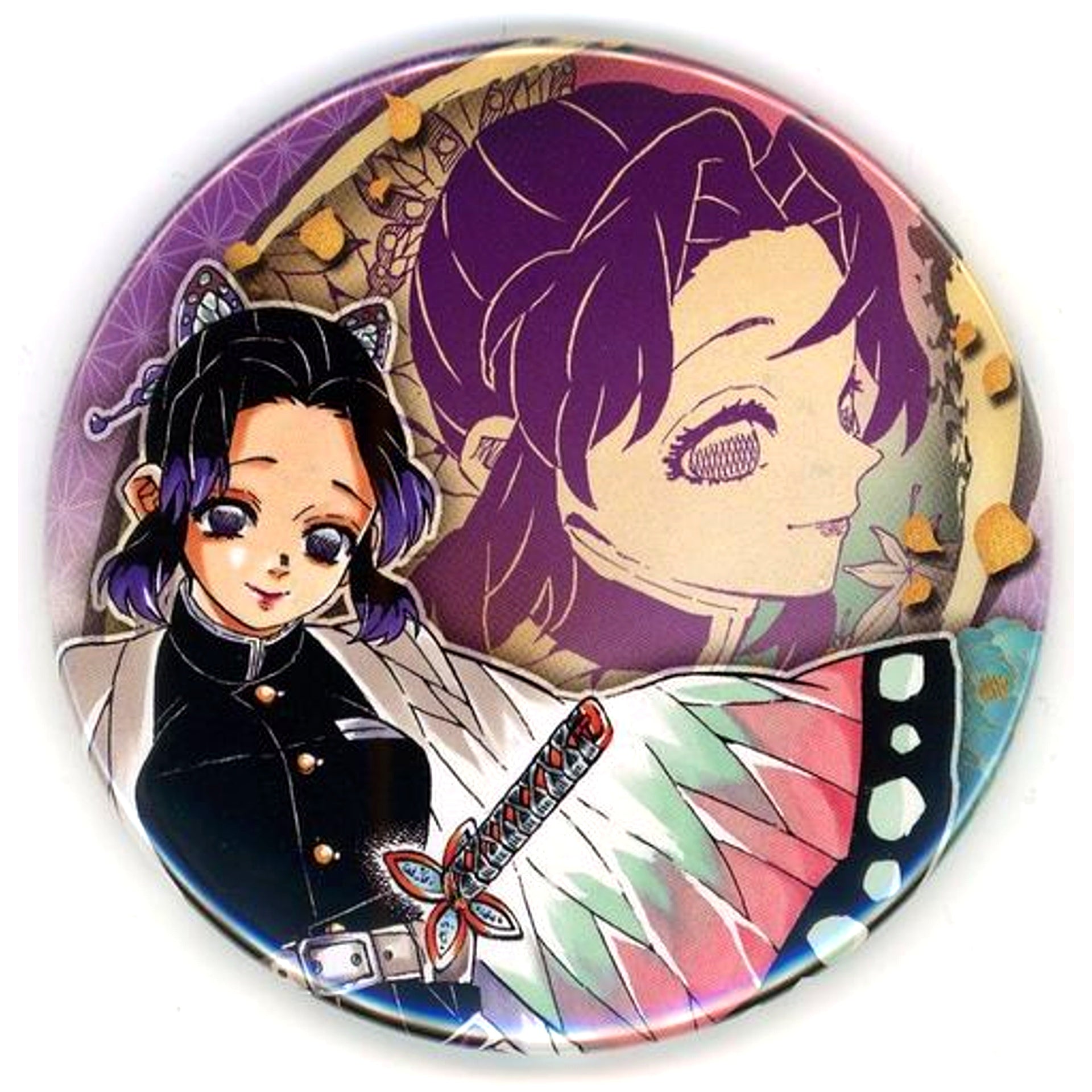 Shinobu Kocho Demon Slayer: Kimetsu no Yaiba Collection Button Vol.6 Koyoharu Gotouge Original Art Exhibition [USED]