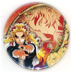 Demon Slayer: Kimetsu no Yaiba Kyojuro Rengoku Collection Can Badge Part 6 Koyoharu Gotoge Original Art Exhibition Limited Buttons [USED]