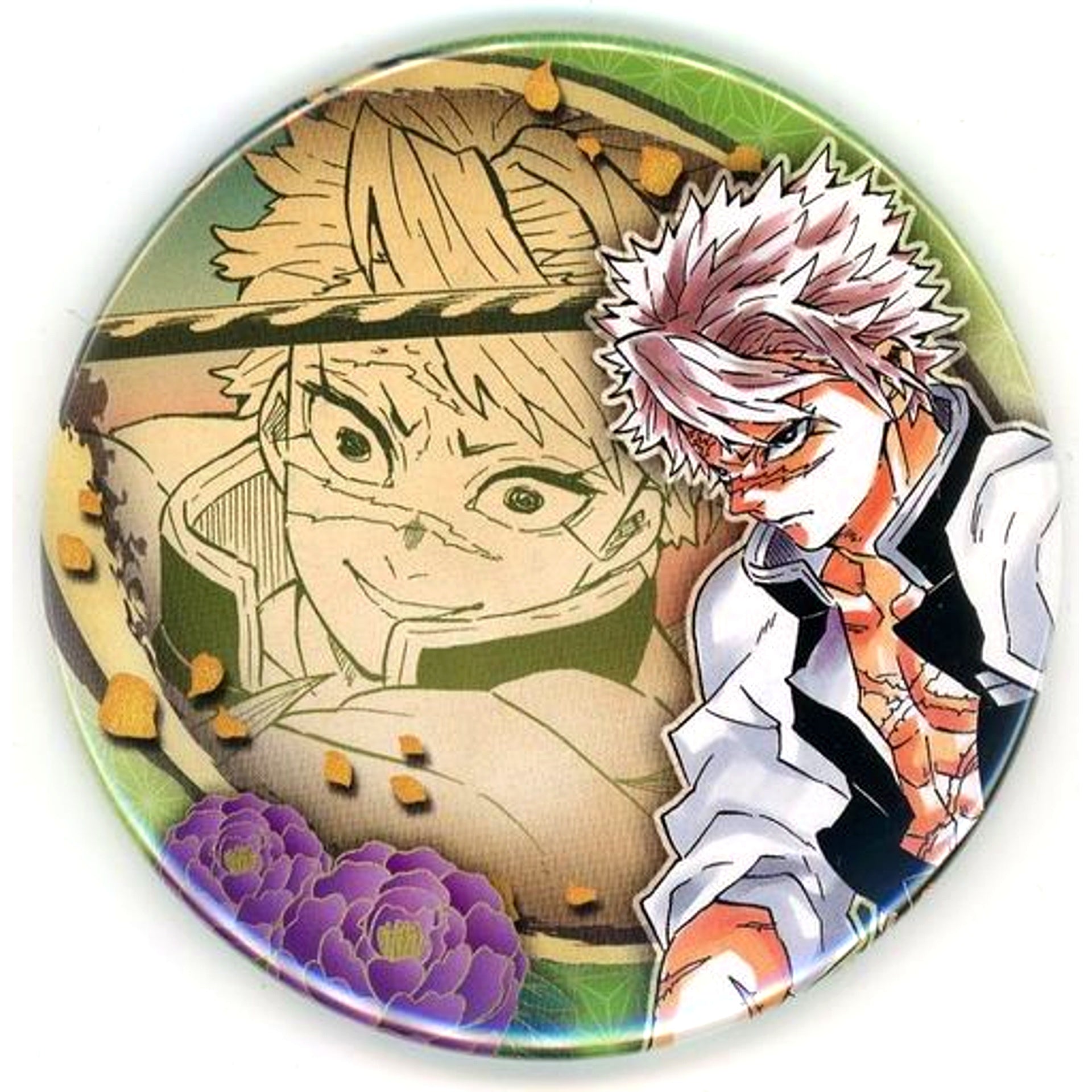 Sanemi Shinazugawa Demon Slayer: Kimetsu no Yaiba Koyoharu Gotouge Art Exhibition Collection Button Vol.6 [USED]