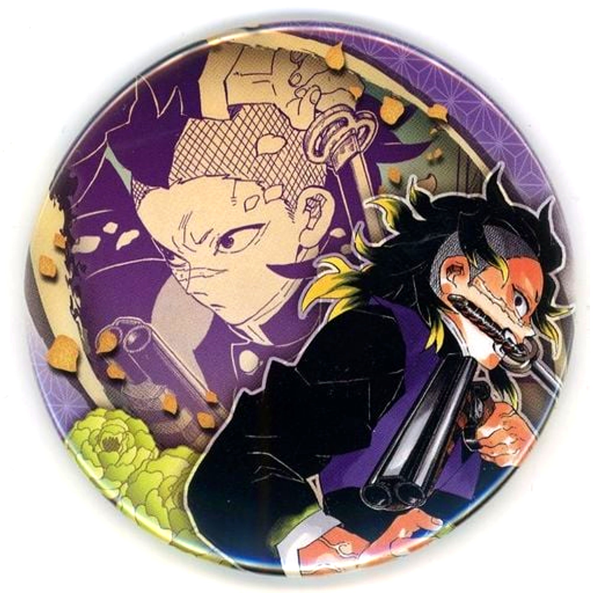Genya Shinazugawa Demon Slayer: Kimetsu no Yaiba Koyoharu Gotouge Art Exhibition Collection Button Vol.6 [USED]