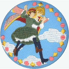 Howl's Moving Castle Howl Sophie Hatter Walking in The Air Embroidery Brooch Collection Brooch [USED]