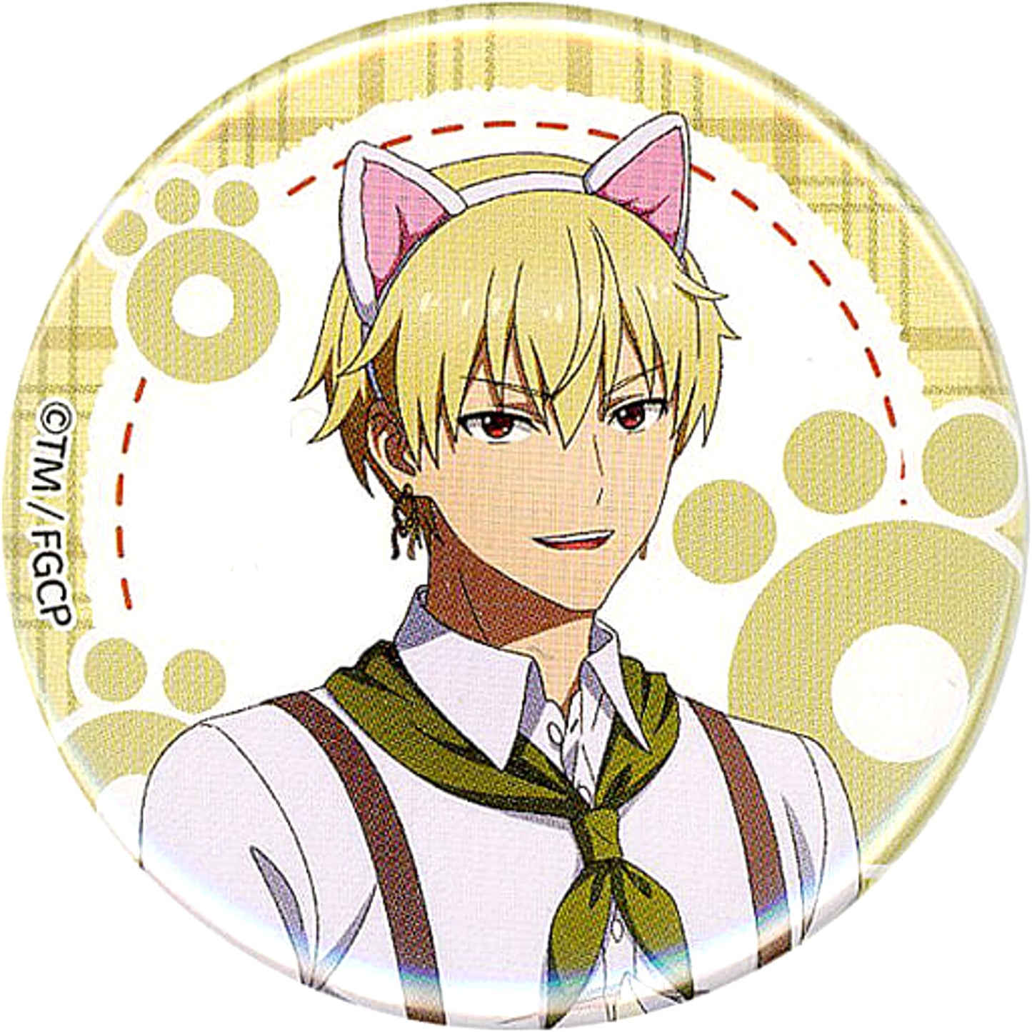 Fate/Grand Carnival Gilgamesh Trading Can Badge animate cafe Limited Buttons [USED]