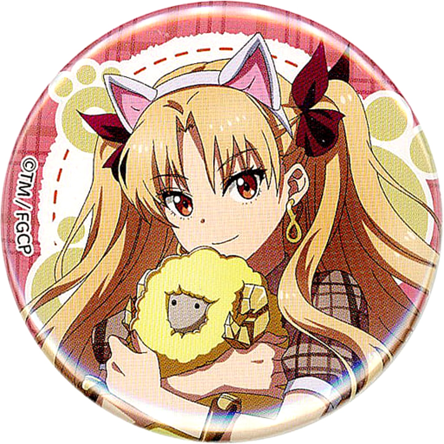 Fate/Grand Carnival Ereshkigal Trading Can Badge animate cafe Limited Buttons [USED]