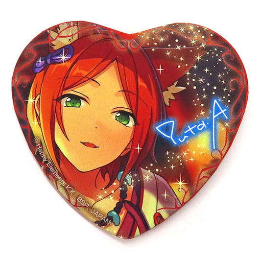 Yuta Aoi Ensemble Stars! TORUPAKA! Heart Shaped Button Vol.6 Ver.A [USED]