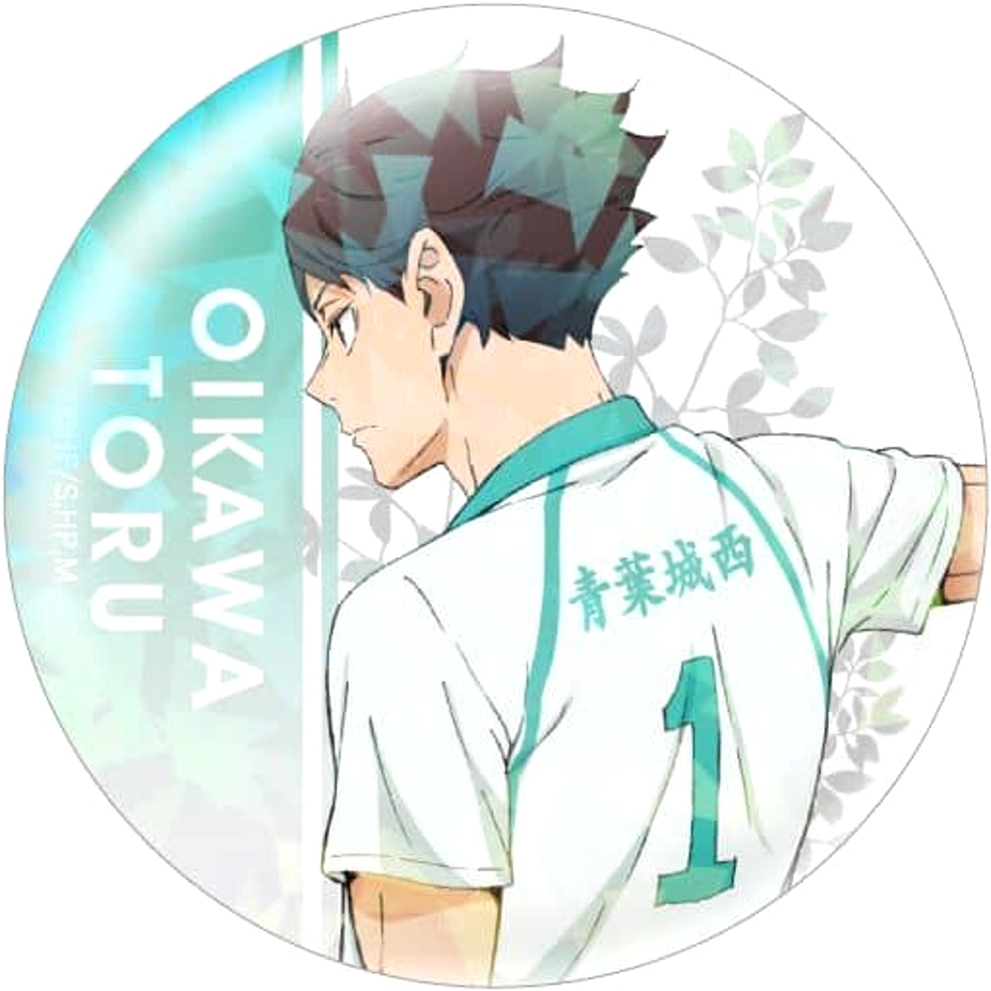 Haikyu!! Toru Oikawa Trading Hologram Can Badge Buttons [USED]