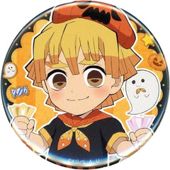 Demon Slayer: Kimetsu No Yaiba X ufotable Cafe Zenitsu Agatsuma Random Can Badge Group A Ufotable Cafe Machi Asobi Cafe Halloween Event 2021 Limited Buttons [USED]