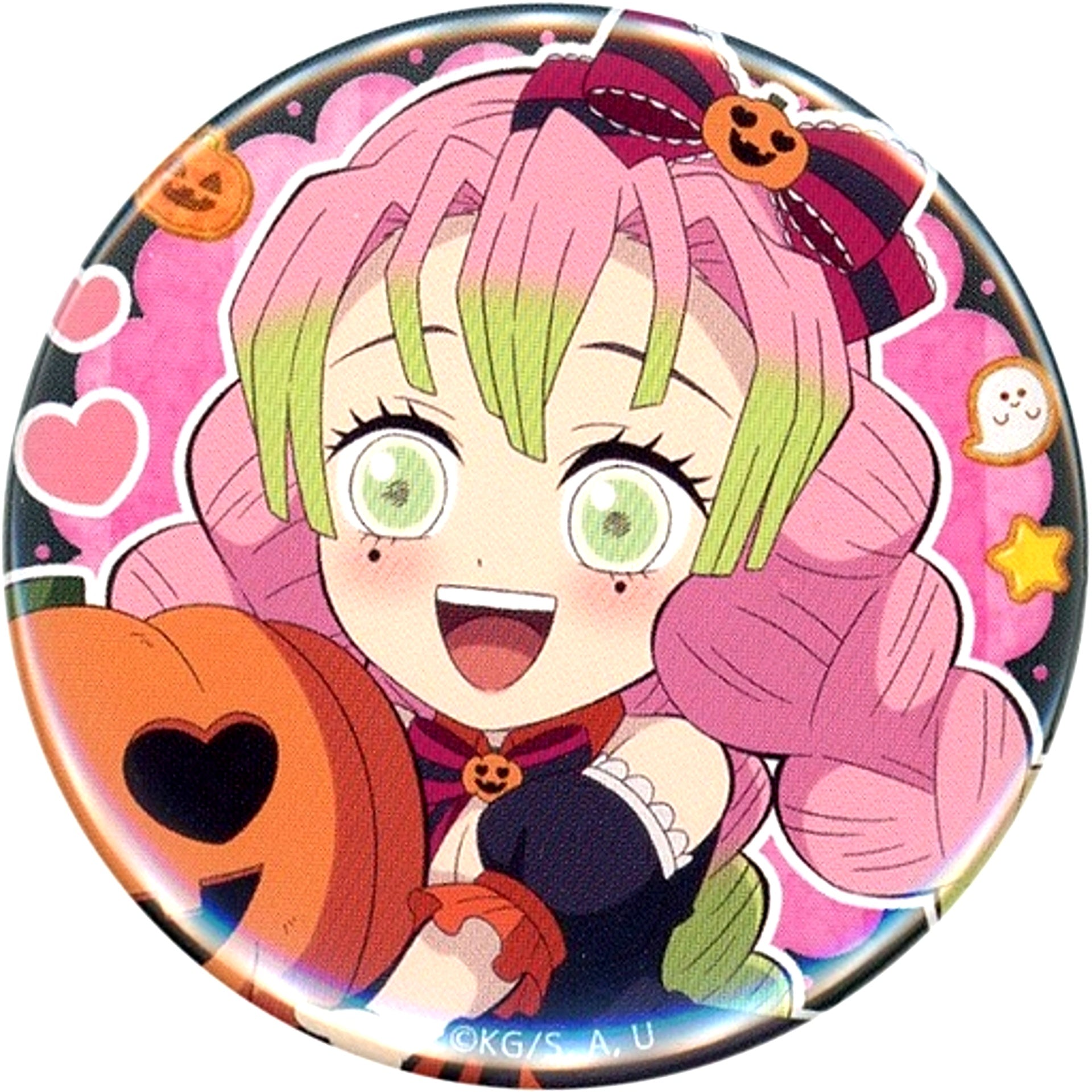 Mitsuri Kanroji Demon Slayer Kimetsu no Yaiba x ufotable cafe x Machi Asobi Cafe Halloween Event 2021 Random Button Group B [USED]