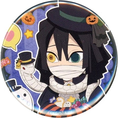 Demon Slayer: Kimetsu No Yaiba X ufotable Cafe Obanai Iguro Random Can Badge Group B Ufotable Cafe Machi Asobi Cafe Halloween Event 2021 Limited Buttons [USED]