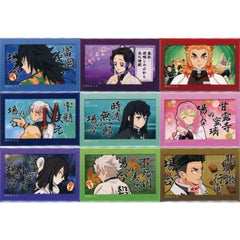 Demon Slayer: Kimetsu no Yaiba Mugen Train Arc Shinobu Kocho & Others Episode 1 New Preview Random Square Can Badge ufotable Cafe x Machi Asobi Cafe Limited All 9 Types Set Buttons [USED]