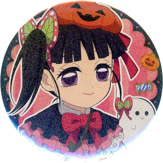 Kanao Tsuyuri Glitter Demon Slayer Kimetsu no Yaiba x ufotable Cafe Machi Asobi Cafe Halloween Event 2021 57mm Random Button Group A [USED]