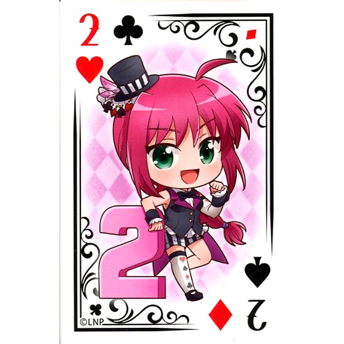 Amitie Florian Mini Character Magical Girl Lyrical Nanoha Chara Badge Collection Button Lyrical Store 2021 -Lyrical Tea Party- Ver. [USED]