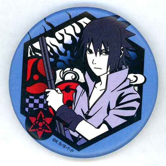 Sasuke Uchiha Naruto Shippuden Cutout Series Washi Button [USED]