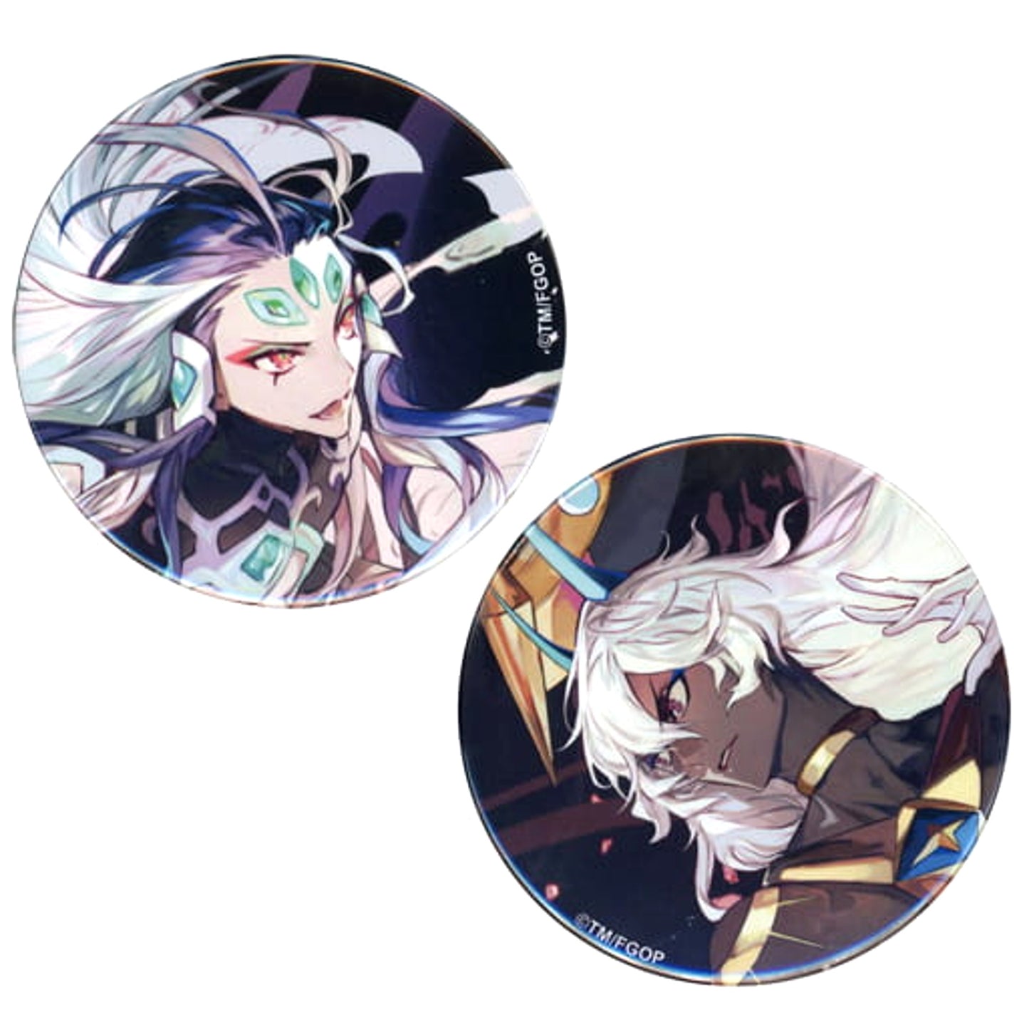 Shi Huang Di Arjuna Alter Fate/Grand Order Newly Drawn Battle Illustration by Oyo Button Set [USED]