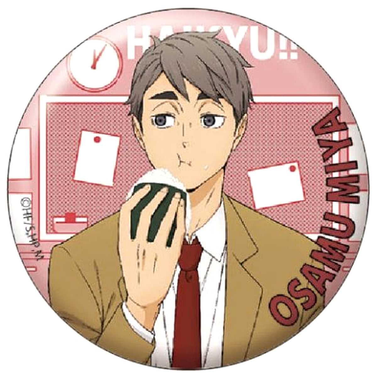 Haikyu!! Osamu Miya Full Color Can Badge Collection Buttons [USED]