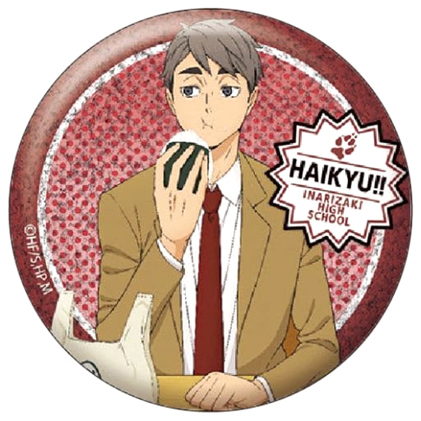 Haikyu!! Osamu Miya Glitter Can Badge Collection Buttons [USED]