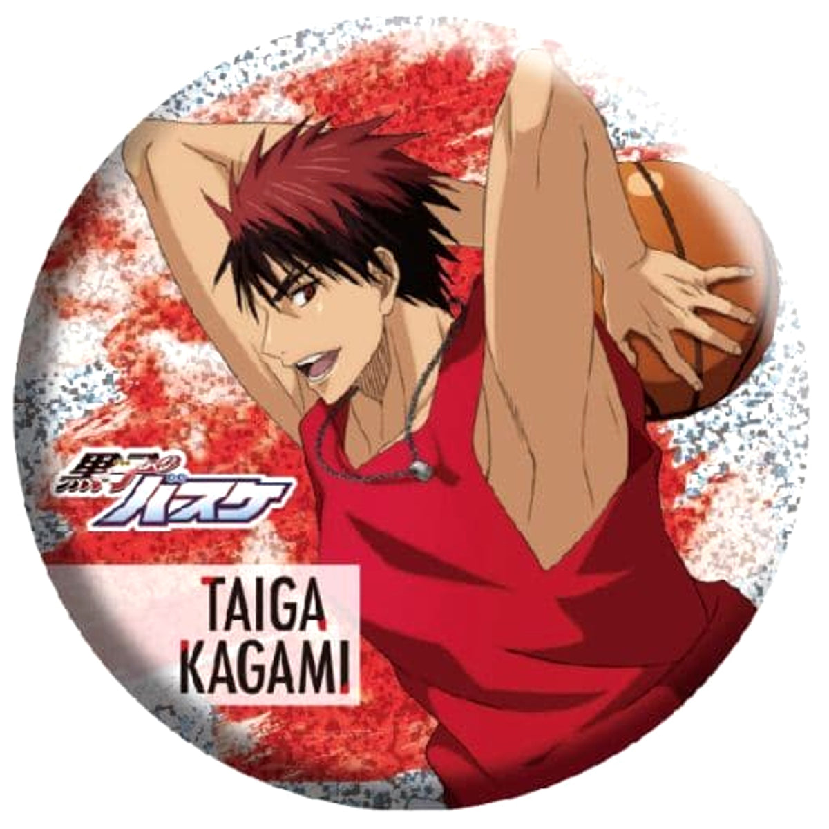Kuroko's Basketball Kagami Taiga Glitter Can Badge Collection Buttons [USED]