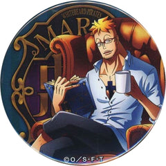 One Piece Marco Yakara Can Badge Part 18 Bitter&Sweet Buttons [USED]