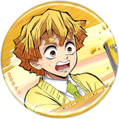 Demon Slayer: Kimetsu no Yaiba Zenitsu Agatsuma Normal Random Can Badge animate Girls Festival 2021 Limited Buttons [USED]