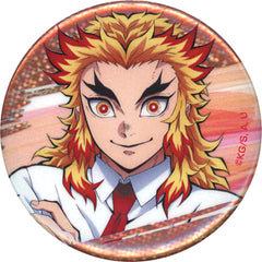 Demon Slayer: Kimetsu no Yaiba Kyojuro Rengoku Holo Random Can Badge animate Girls Festival 2021 Limited Buttons [USED]