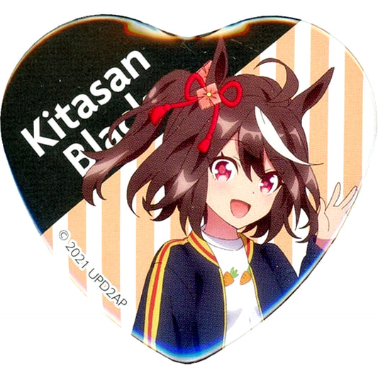 Kitasan Black Uma Musume Pretty Derby Season 2 Chara Pop Store Heart Button Collection [USED]
