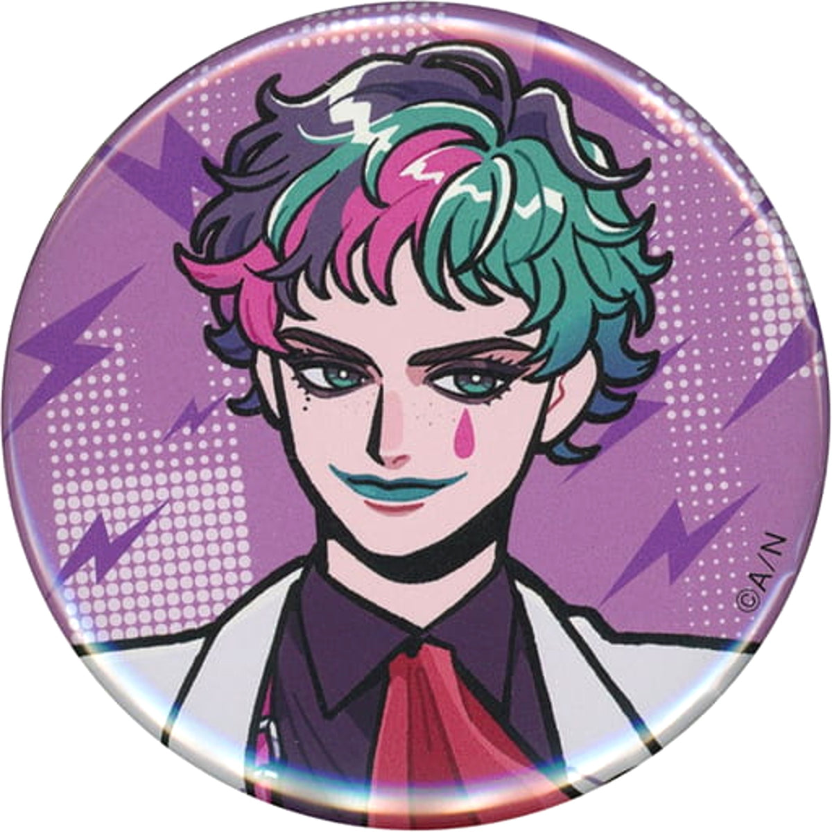 VTuber Nijisanji Joe Rikiichi Random Can Badge Default Style Ver. Nijirock Next Beat Limited Buttons [USED]