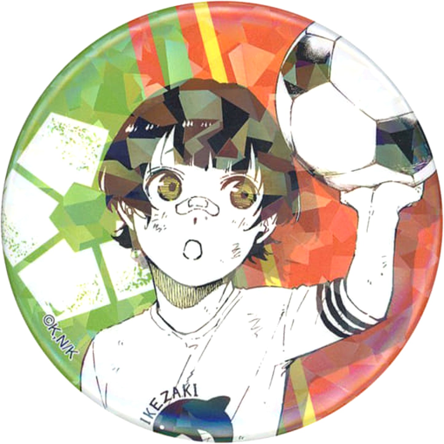 Blue Lock Meguru Bachira Childhood Trading Hologram Can Badge Vol.2 Buttons [USED]