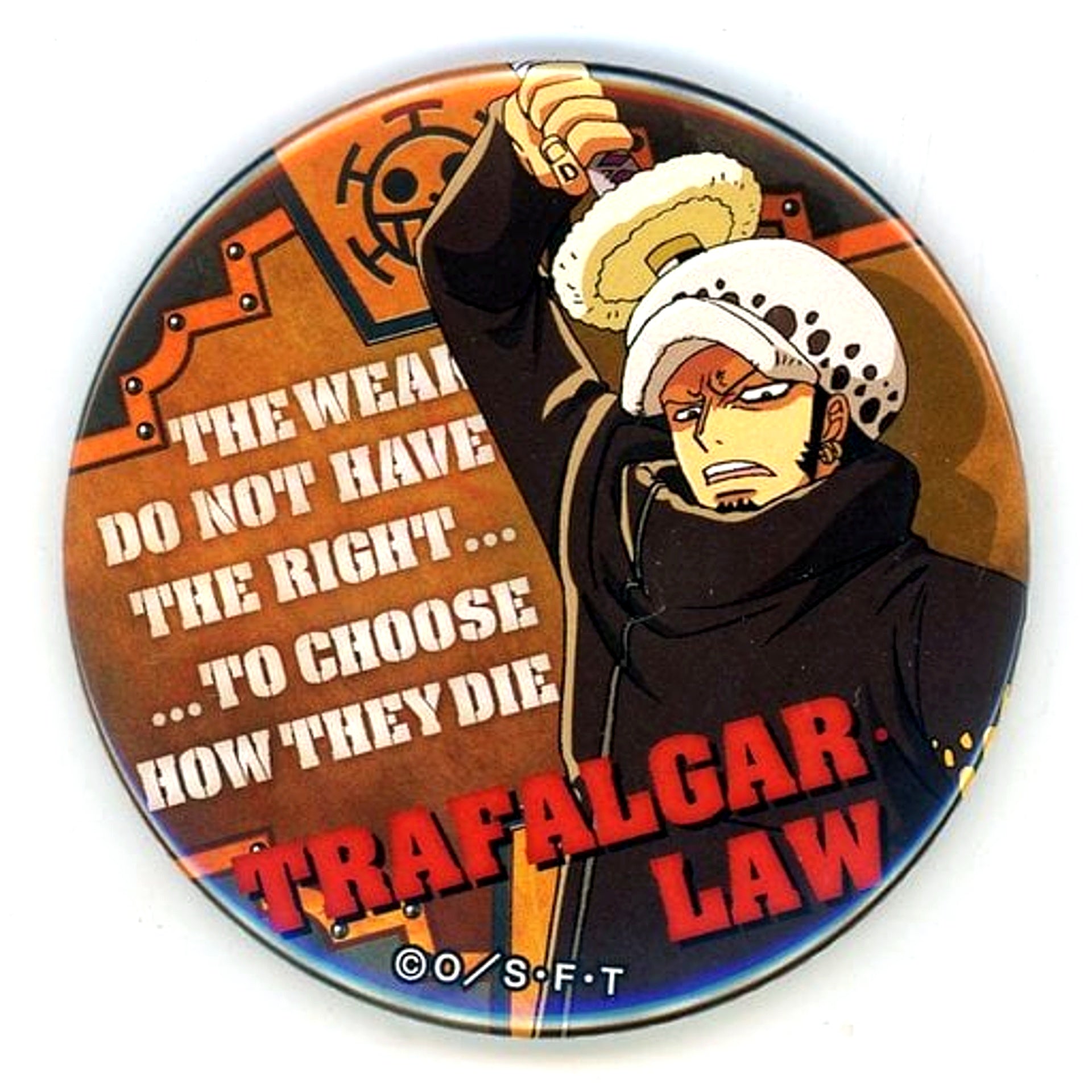 Trafalgar Law One Piece Famous Scene Button Ver. 2 Jump Festa 2017 [USED]