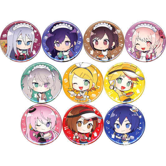 Set of 10 Project Sekai Colorful Stage! feat. Hatsune Miku x animatecafe Trading Button Nightcord at 25:00 & Virtual Singer [USED]
