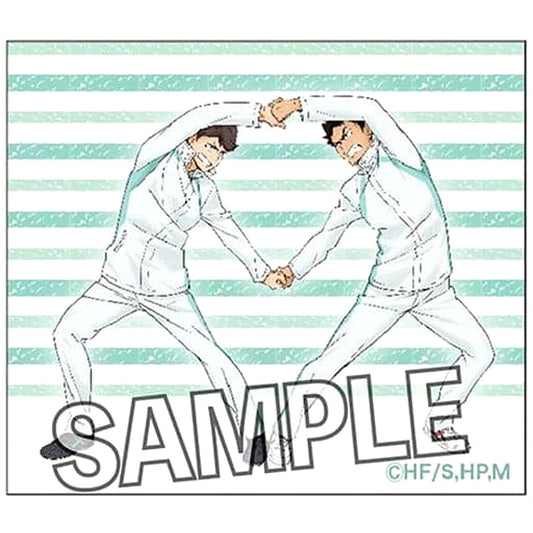 Haikyu!! Toru Oikawa Hajime Iwaizumi Picture Frame Badge Warming Up!!Ver. Buttons [USED]