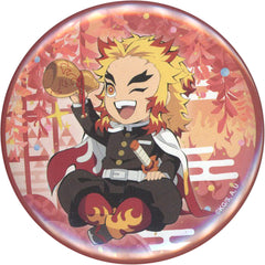 Demon Slayer: Kimetsu no Yaiba Kyojuro Rengoku Chibi Can Badge Vol.2 China Limited Buttons [USED]