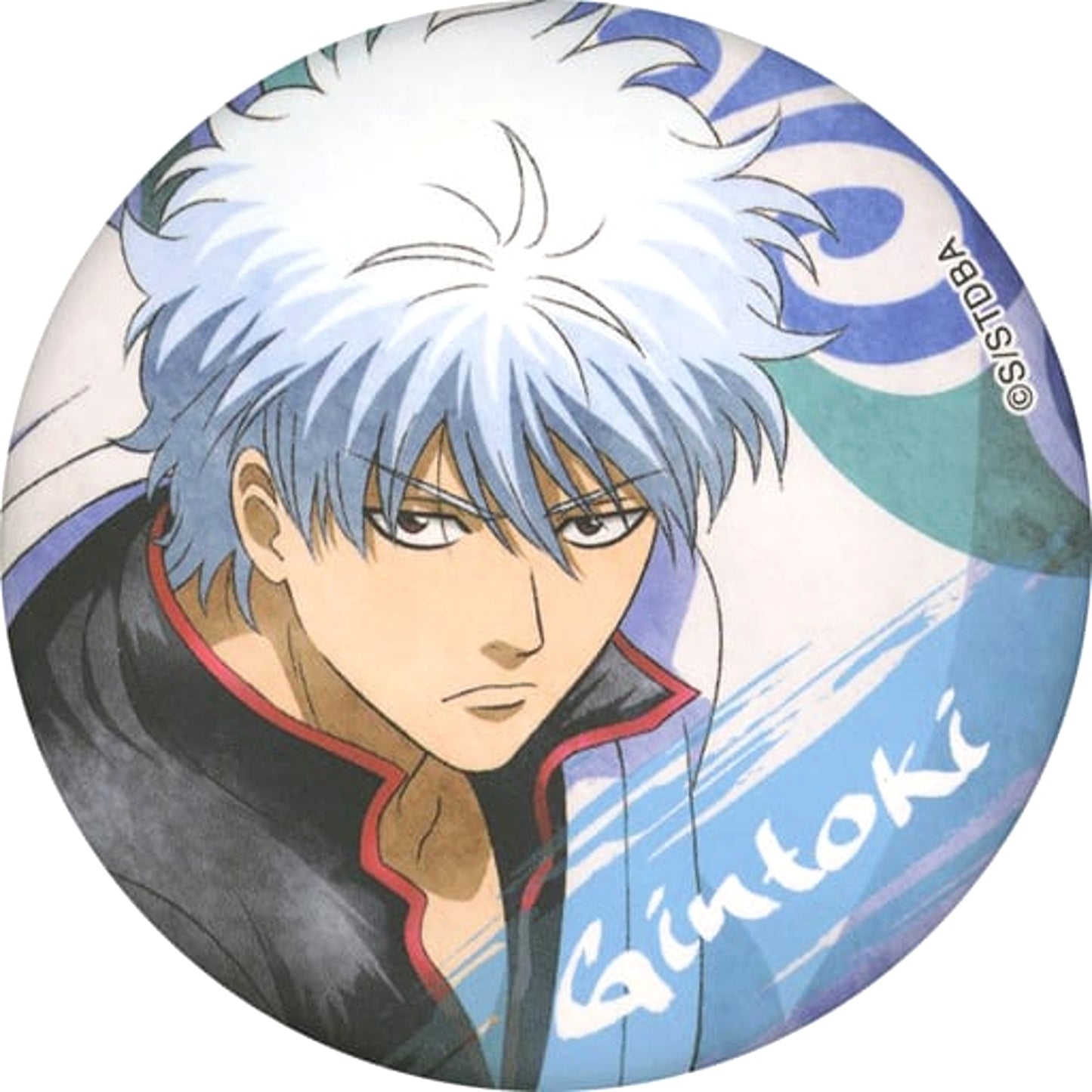 Gintama Gintoki Sakata B Gintoki Character Badge Collection Yoshiwara Burning Edition Buttons [USED]