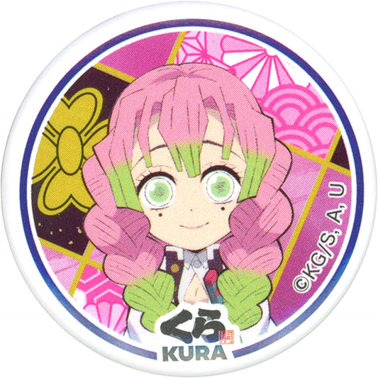 Mitsuri Kanroji Demon Slayer: Kimetsu no Yaiba x Kura Sushi Bikkura Pon Mini Chara Button [USED]