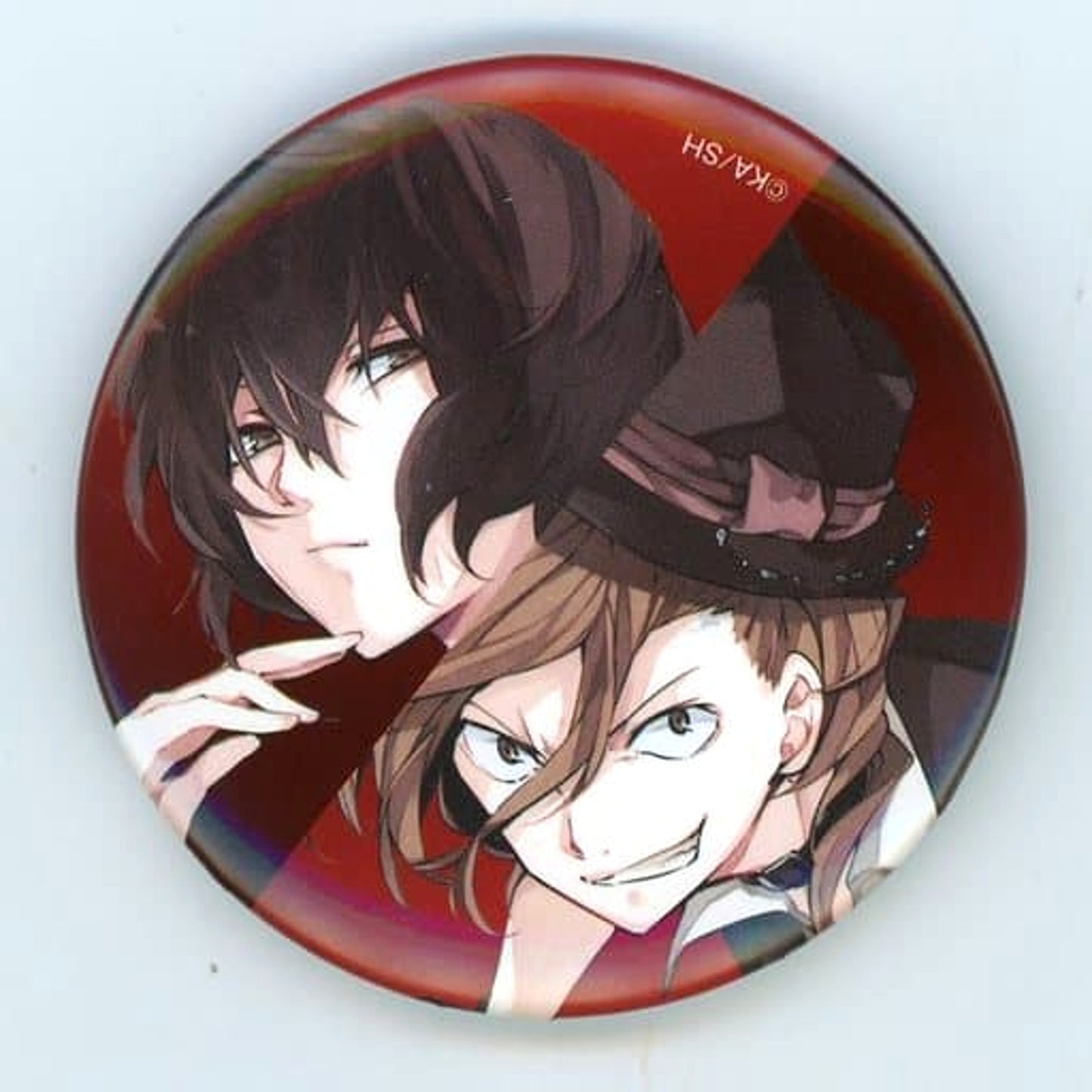 Osamu Dazai Chuya Nakahara Bungo Stray Dogs Special Button Young Ace March 2018 Issue Supplement [USED]