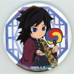 Demon Slayer: Kimetsu no Yaiba Giyu Tomiokau 58mm Can Badge Ufotable Cafe Korea 3rd Anniversary Korea Hongdae Store Limited Buttons [USED]