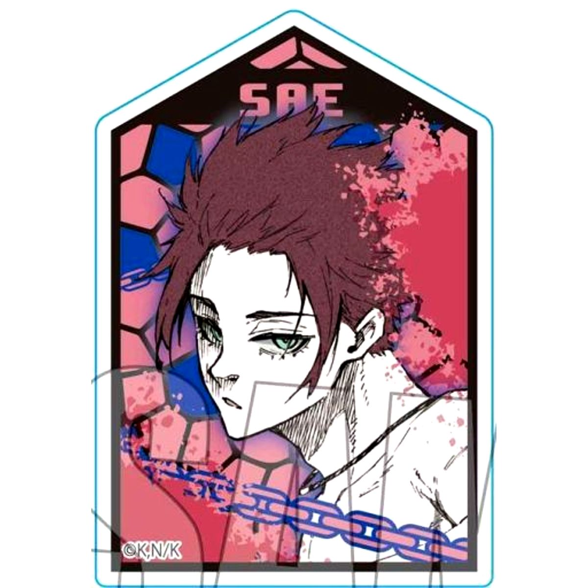 Sae Itoshi Standing Acrylic Badge Blue Lock [USED]