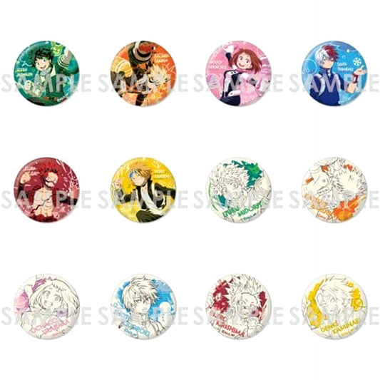 My Hero Academia Katsuki Bakugo & Others Trading Can Badge Color All 12 Types Set Buttons [USED]
